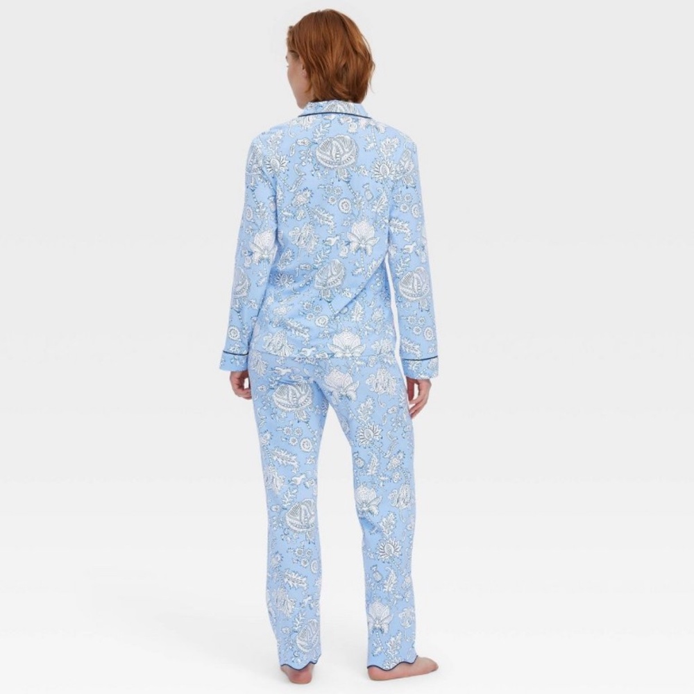 NEW Roller Rabbit Target XXS Women's Floral Vines Long Sleeves and Pants Pajama - Picture 2 of 11